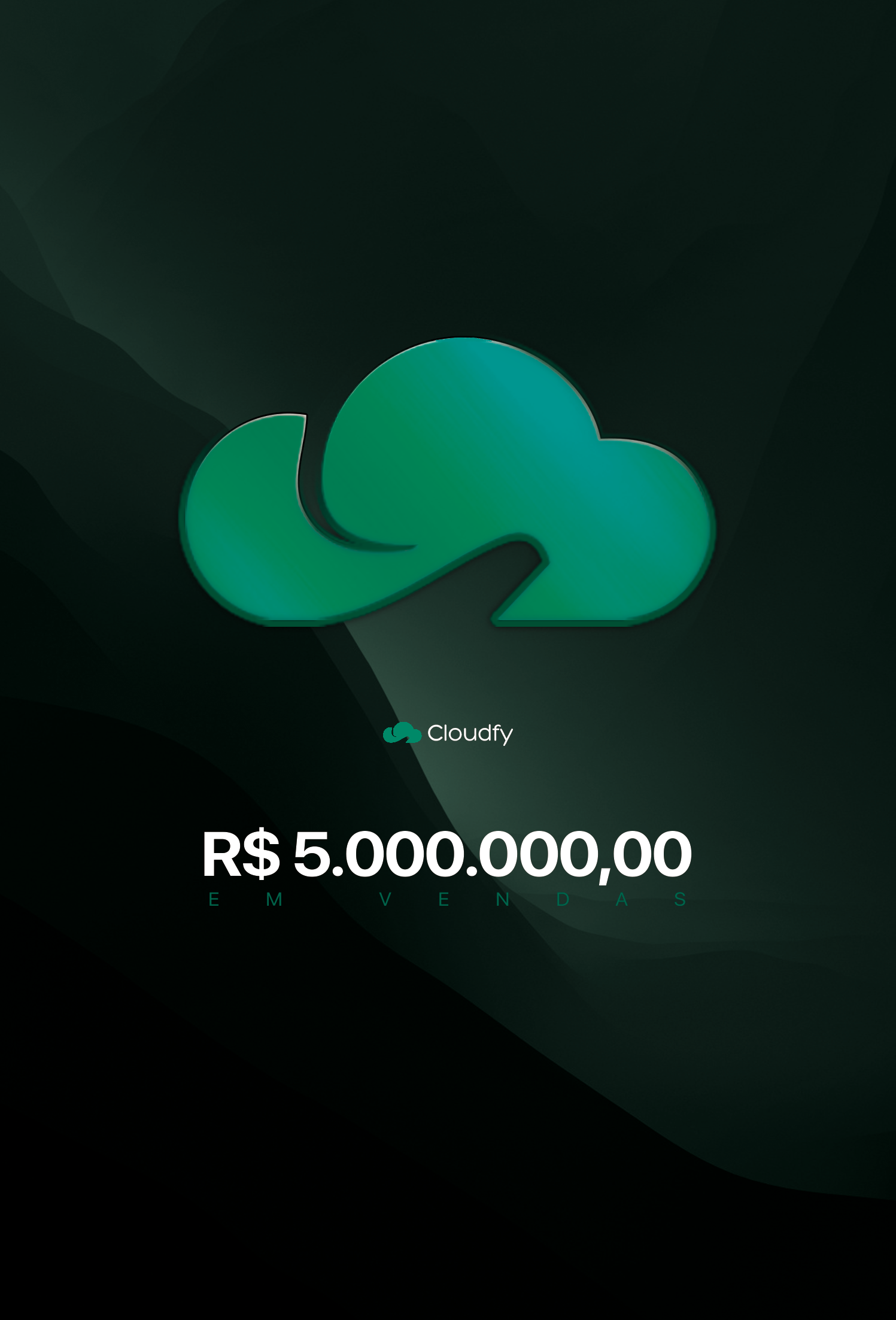 Placa Cloudfy Five Million Club